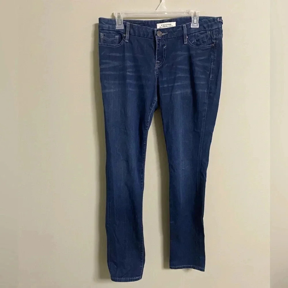 Vigoss Jeans Size 29 ( Actual 31) Mid Rise Denim Straight Leg